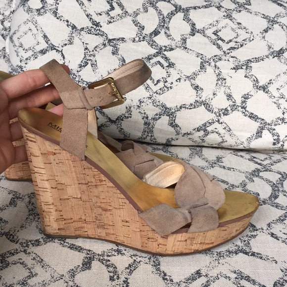 Michael Kors suede and cork wedges - Picture 2 of 6